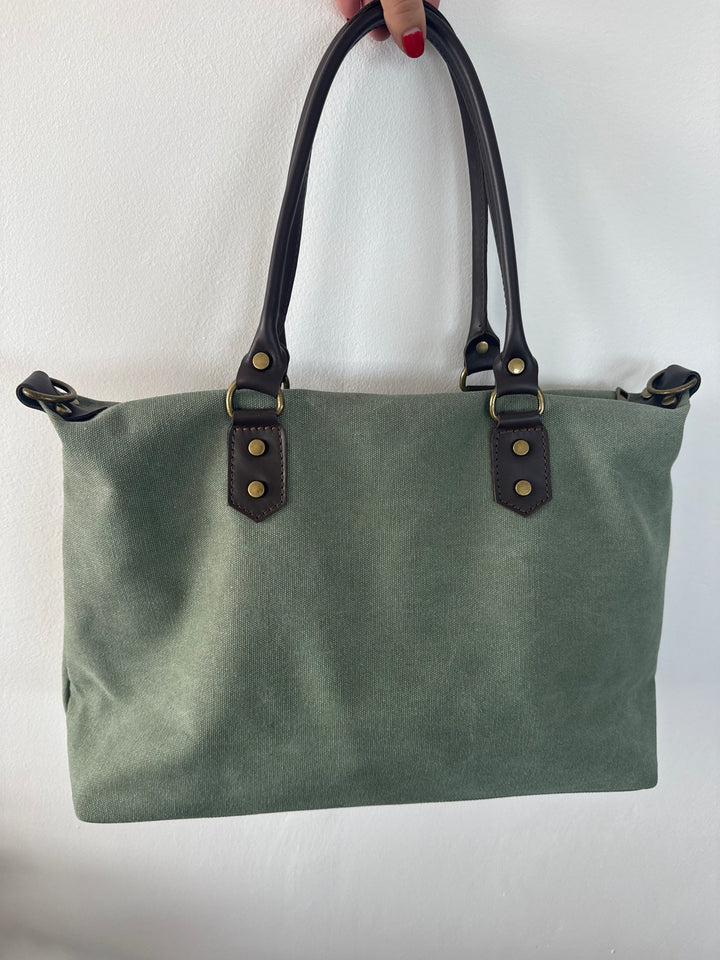 Bolso Bandolera Piel Cuqui Verde