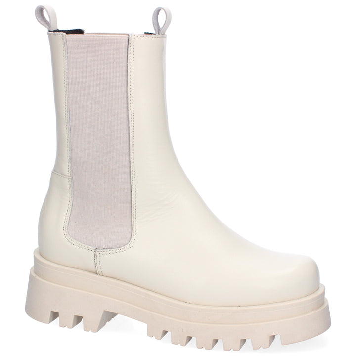 Bota Chelsea Carlota Nit Nat Napa Blanco roto