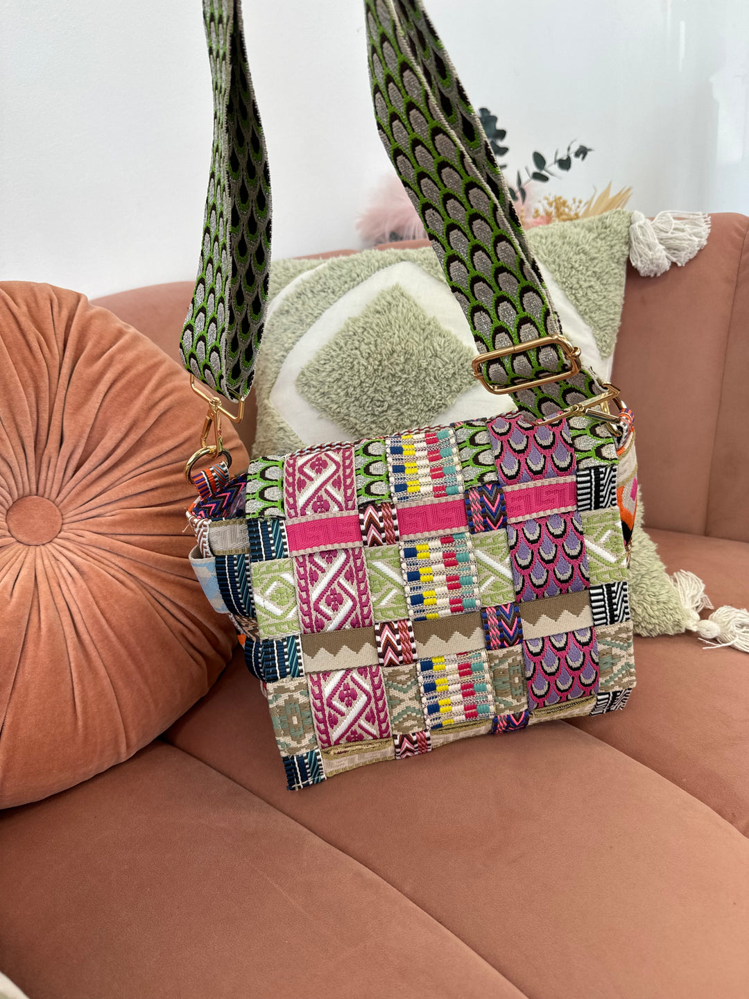 Bolso Bandolera Iris Rosa
