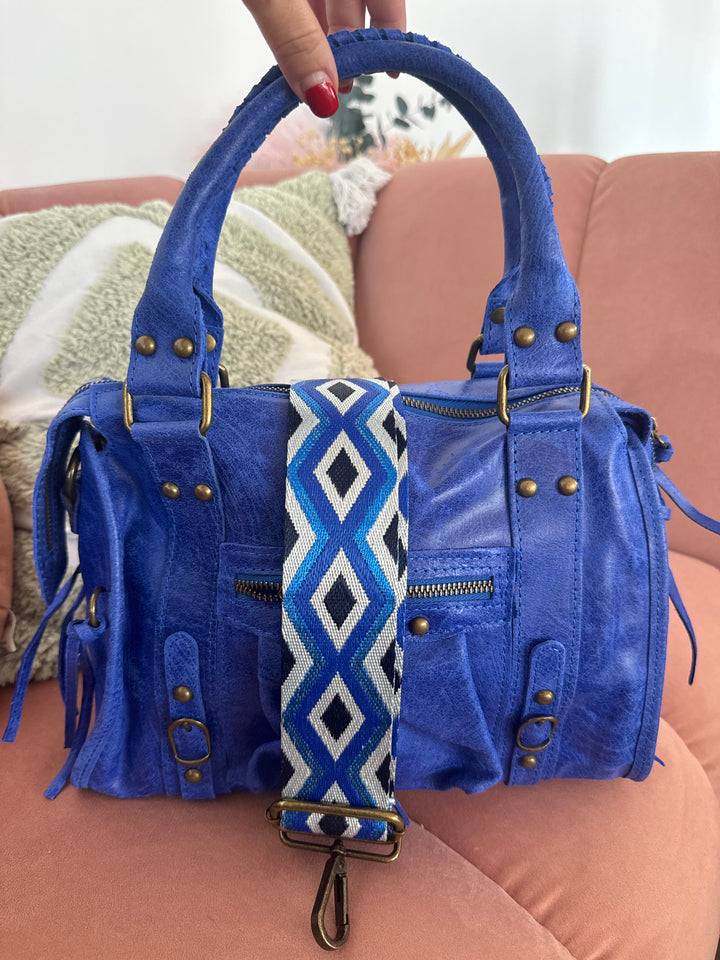 Bolso Pantera piel Azul Royal