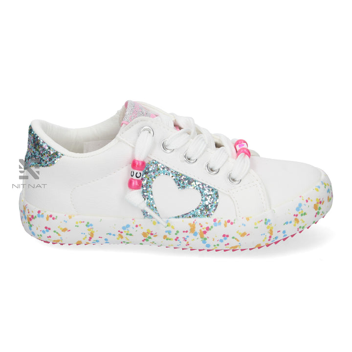 Zapatillas confeti Glitter Blanco