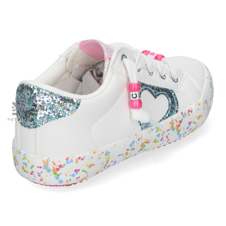 Zapatillas confeti Glitter Blanco