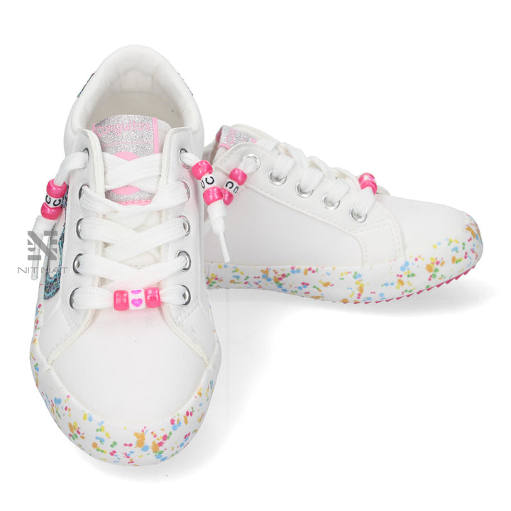 Zapatillas confeti Glitter Blanco