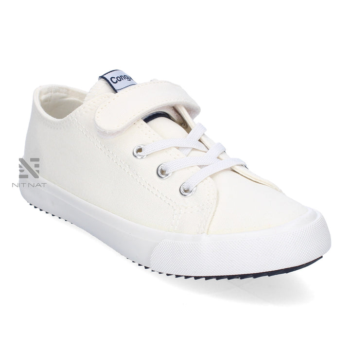 Zapatillas Conguitos Lona Blanco