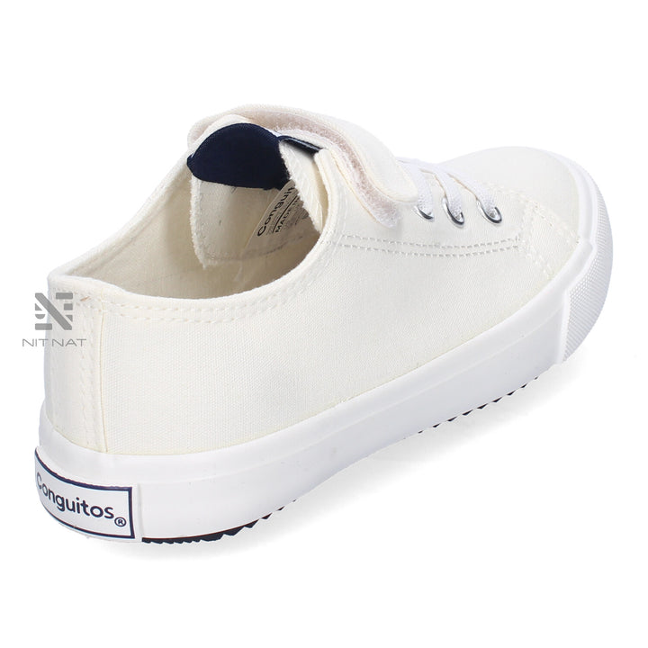 Zapatillas Conguitos Lona Blanco