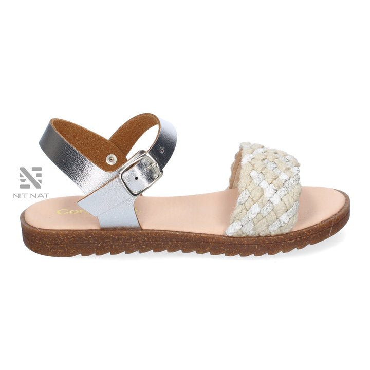 Sandalias Conguitos trenzado blanco