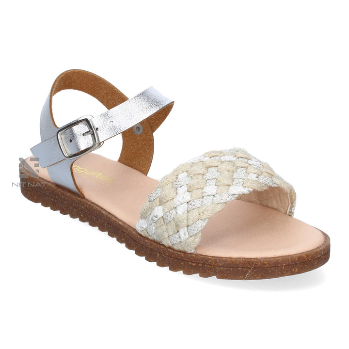 Sandalias Conguitos trenzado blanco