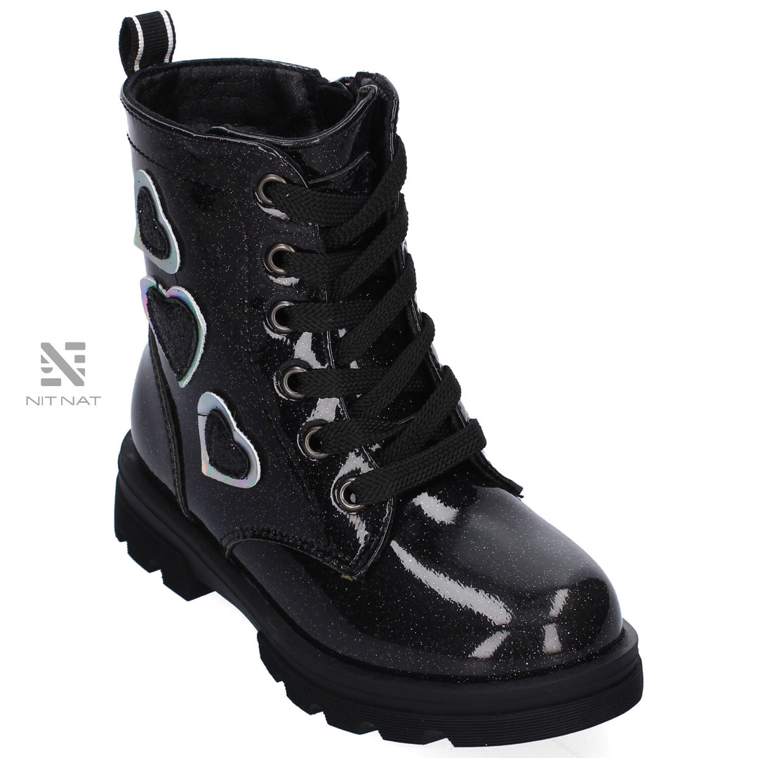 Botas Conguitos Corazones Negras