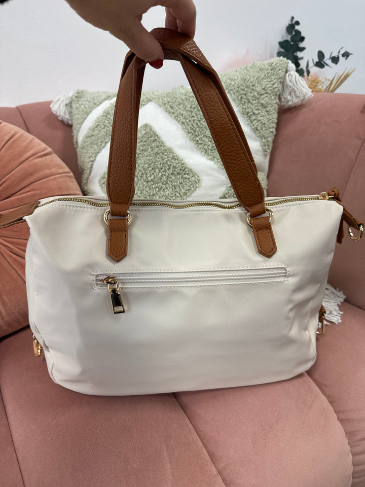 Bolso Bandolera Zambia Beige