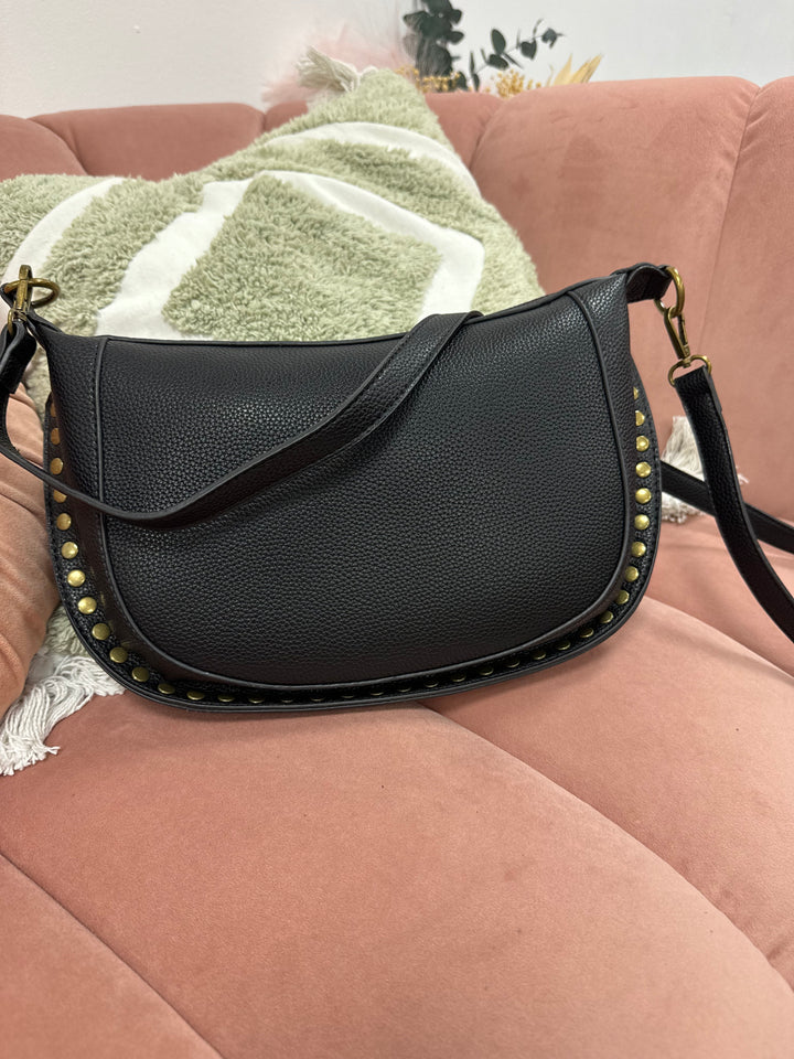 Bolso ten tachuelas Negro