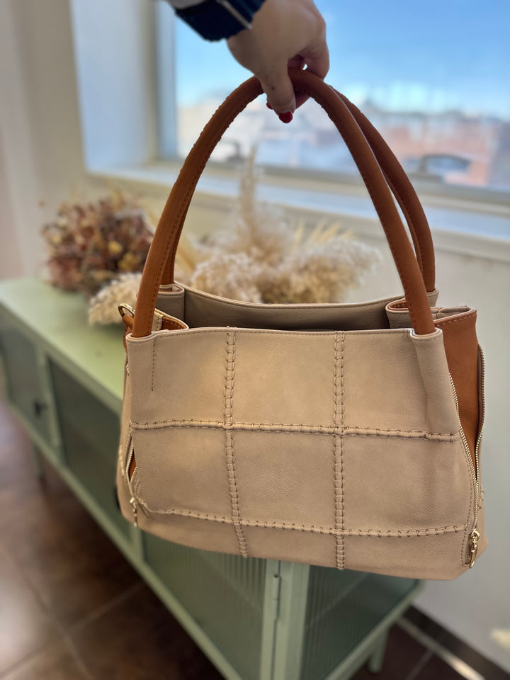 Bolso bandolera Tokio Beige