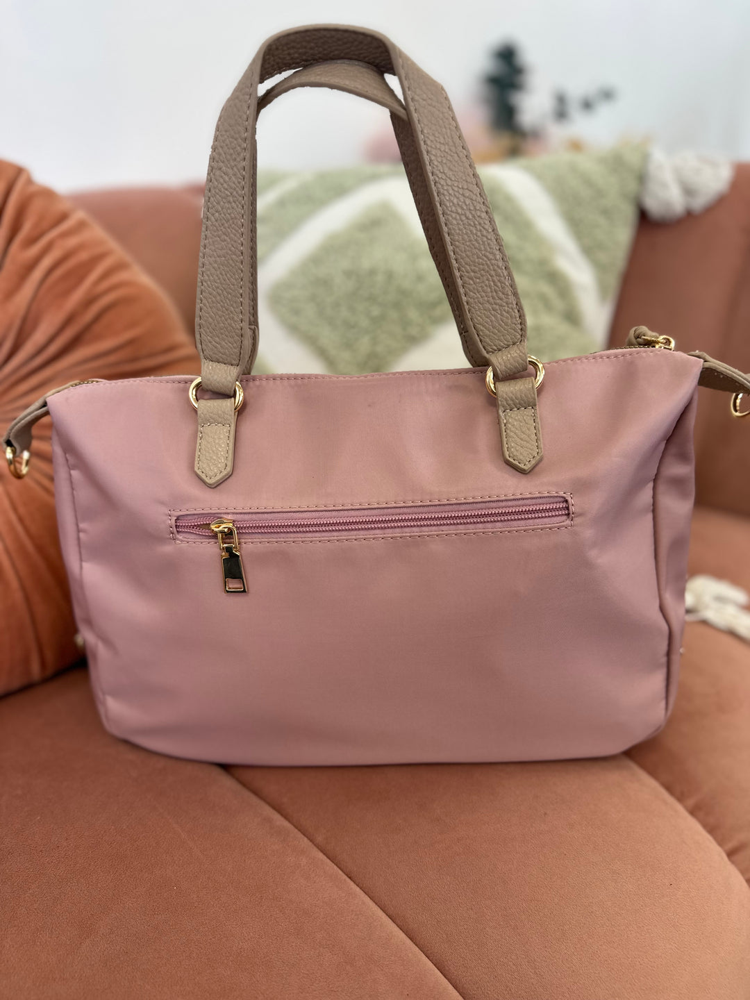 Bolso Bandolera Zambia Rosa