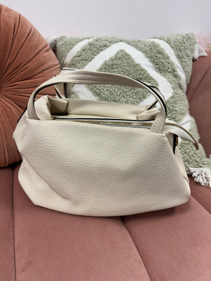 Bolso Saco Crema