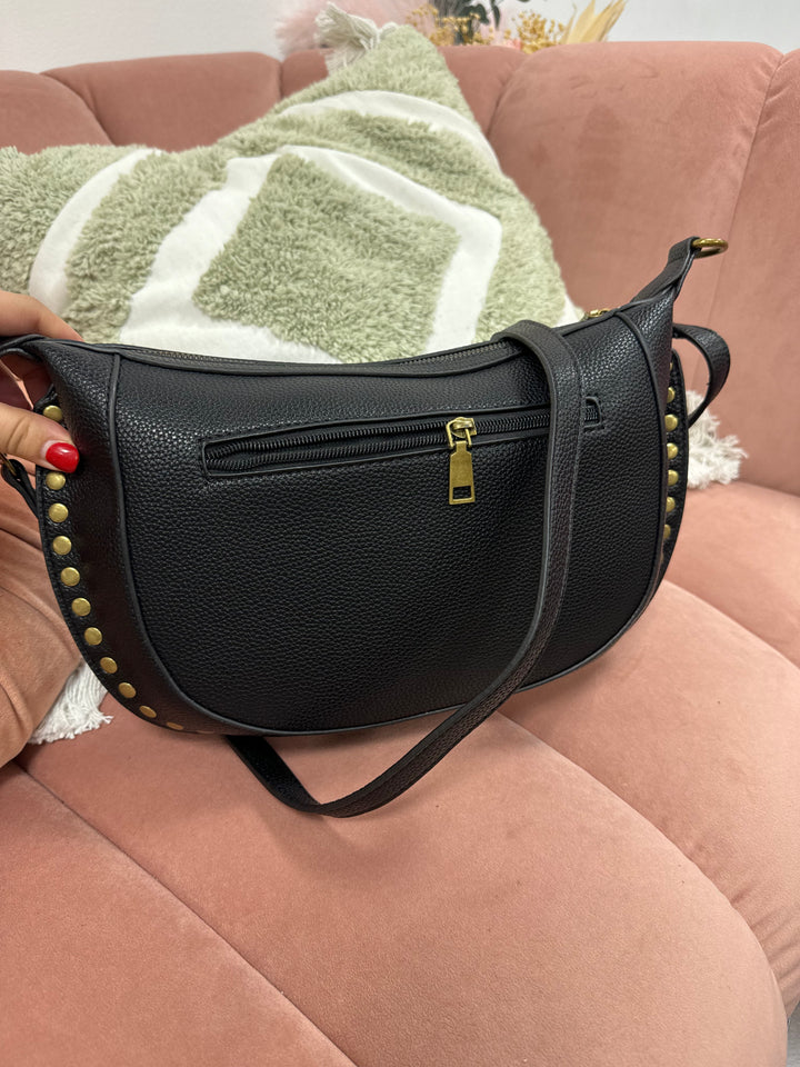 Bolso ten tachuelas Negro