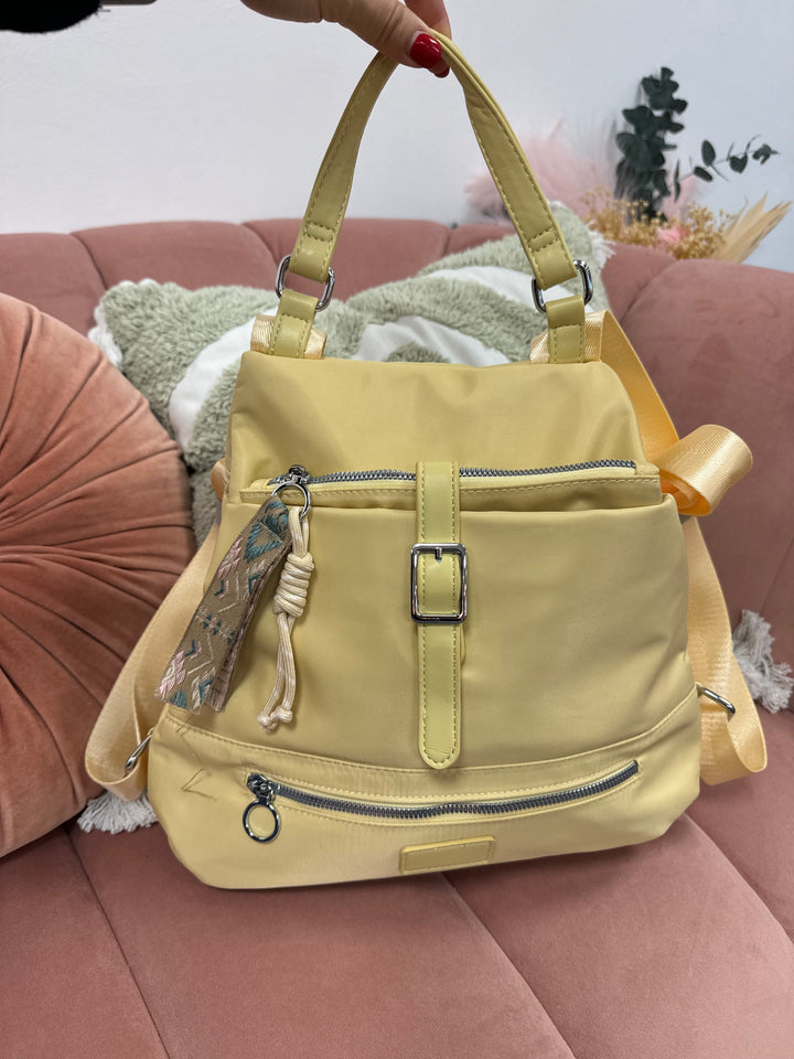 Mochila nylon flopy Amarillo