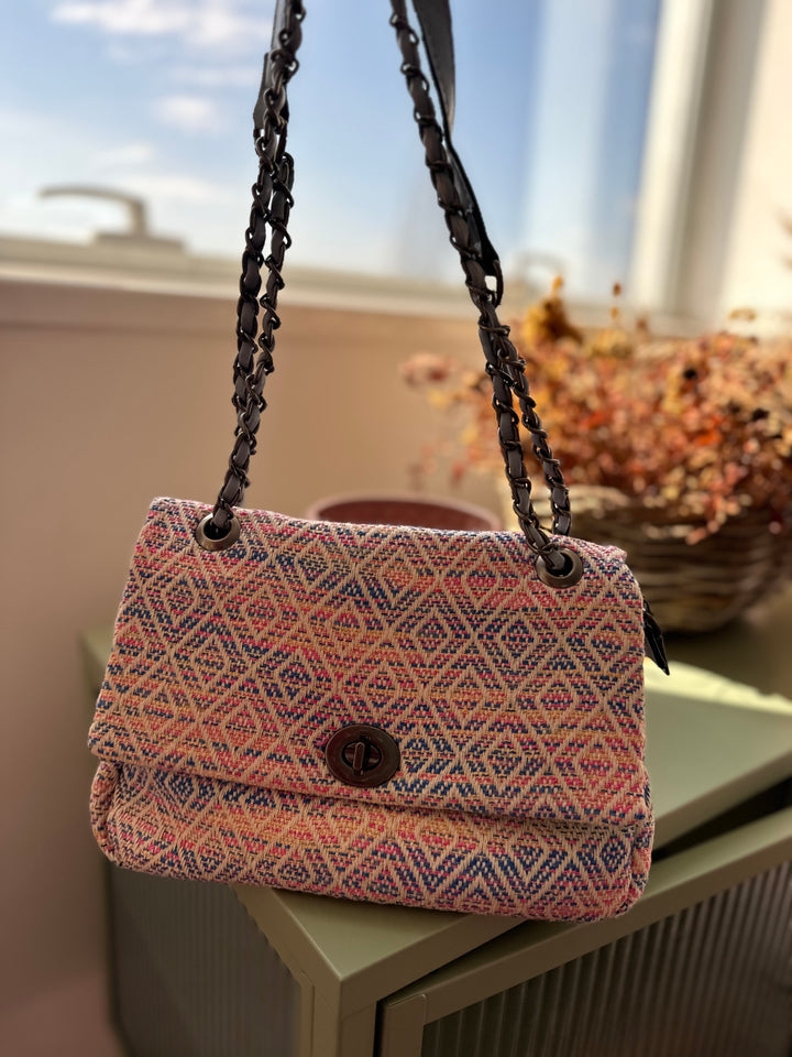 Bolso kika Rosa y Azul