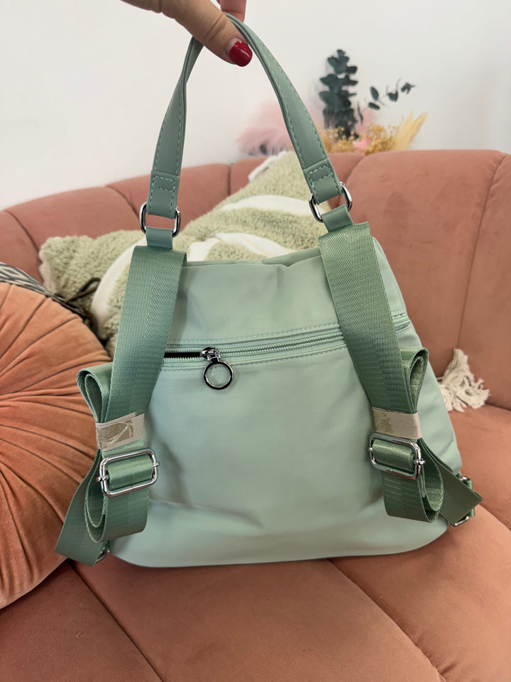 Mochila nylon flopy Verde Mint