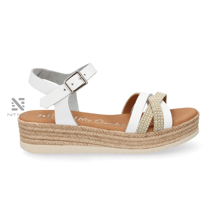 Sandalias Oh my sandals Blanco Combi Piel