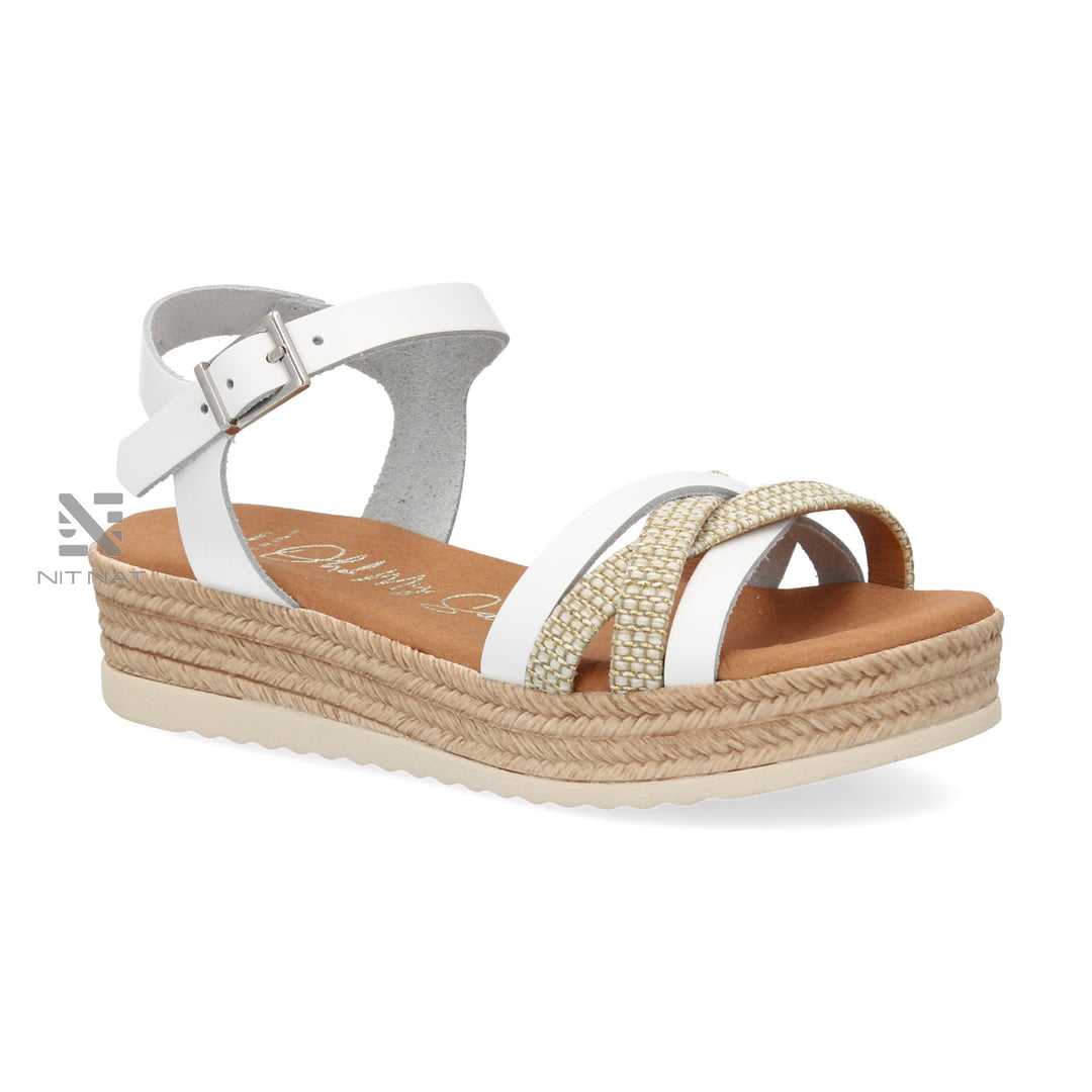 Sandalias Oh my sandals Blanco Combi Piel