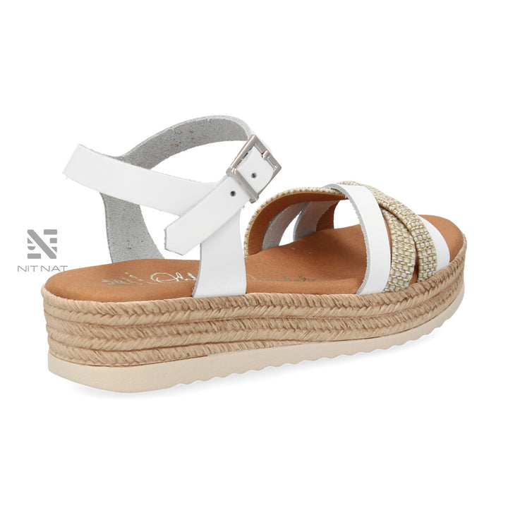 Sandalias Oh my sandals Blanco Combi Piel
