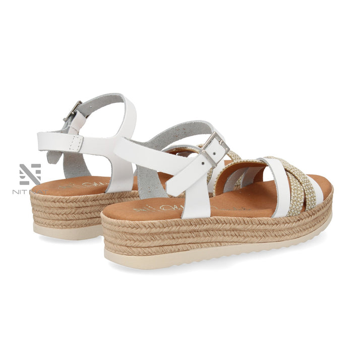 Sandalias Oh my sandals Blanco Combi Piel