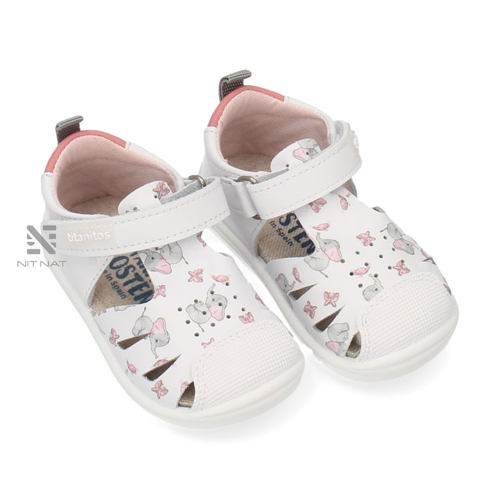 Sandalias Elefantitos Titanitos Blanco