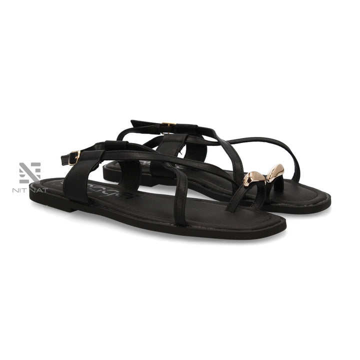 Sandalias Planas Elisabeta Negro