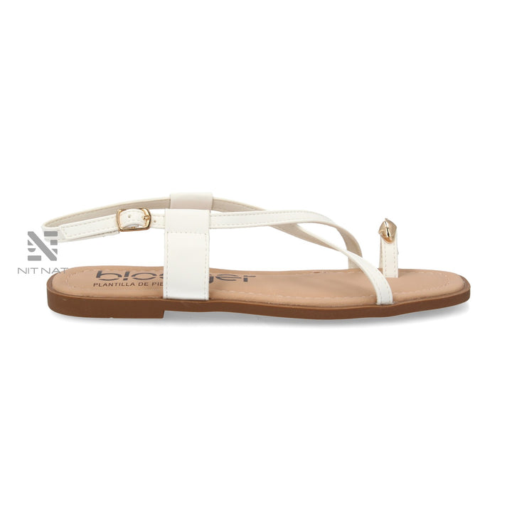 Sandalias Planas Elisabeta Blanco