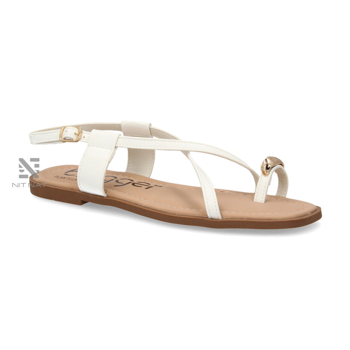 Sandalias Planas Elisabeta Blanco