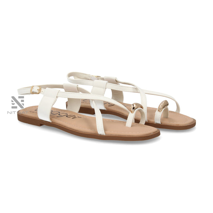 Sandalias Planas Elisabeta Blanco