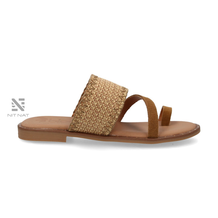 Sandalias Planas Fabrizia Cuero