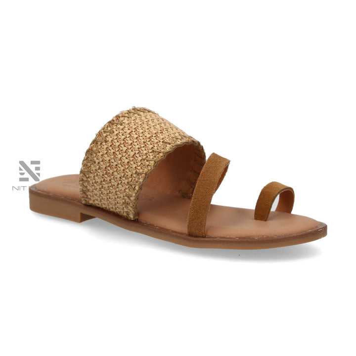 Sandalias Planas Fabrizia Cuero