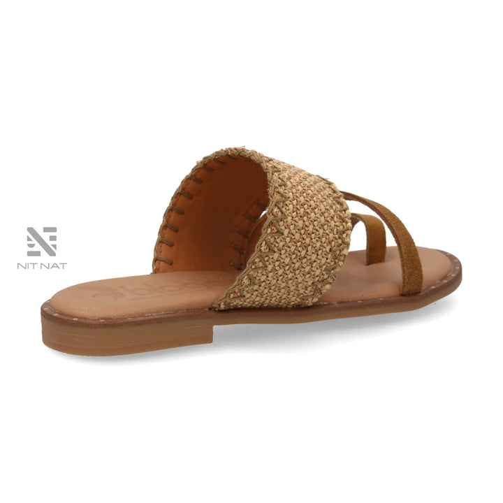 Sandalias Planas Fabrizia Cuero