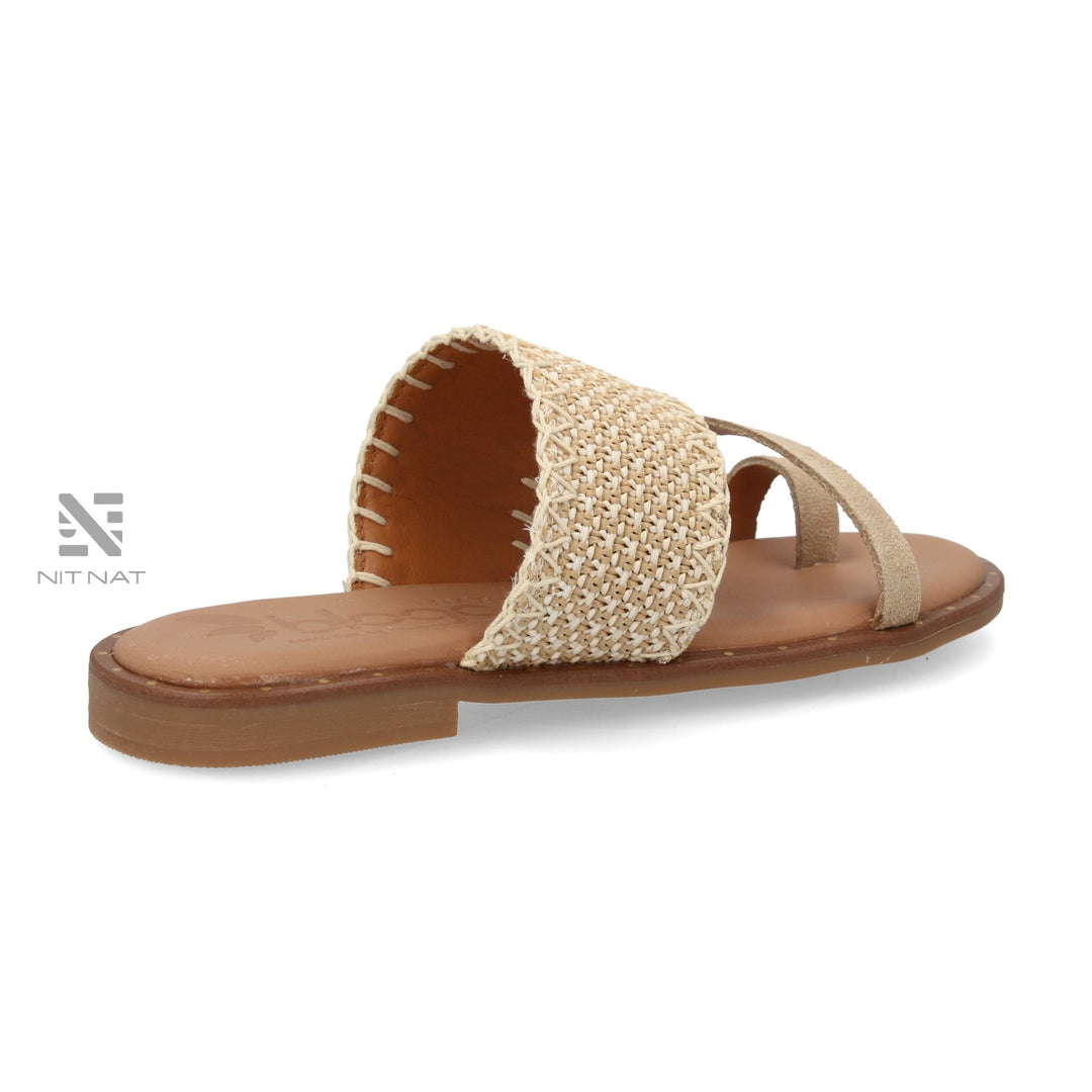 Sandalias Planas Fabrizia Beige