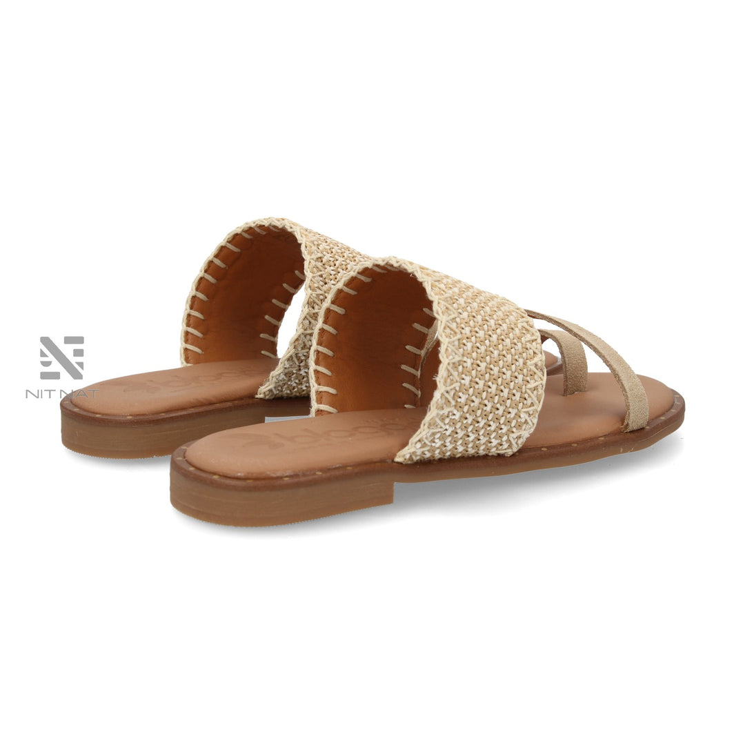 Sandalias Planas Fabrizia Beige
