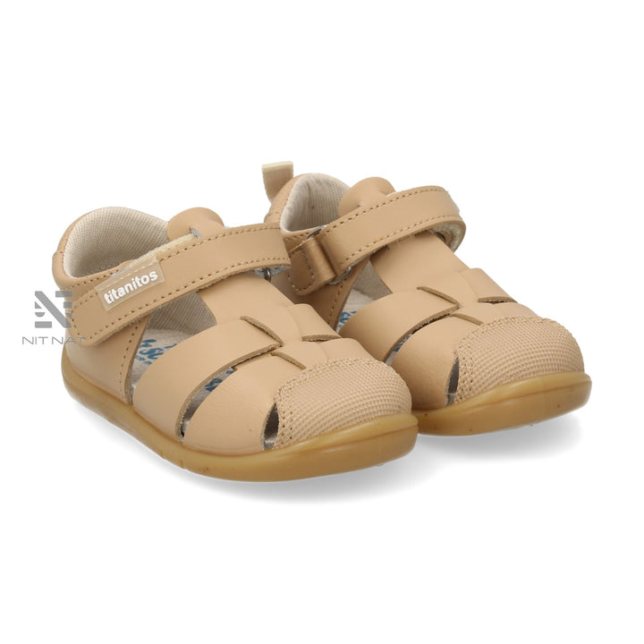 Sandalias Eric Titanitos Beige