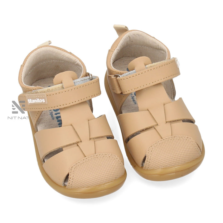 Sandalias Eric Titanitos Beige