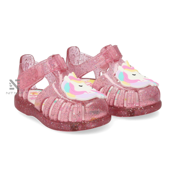 Zapatillas tecnobaby unicornio Blanditos Rosa