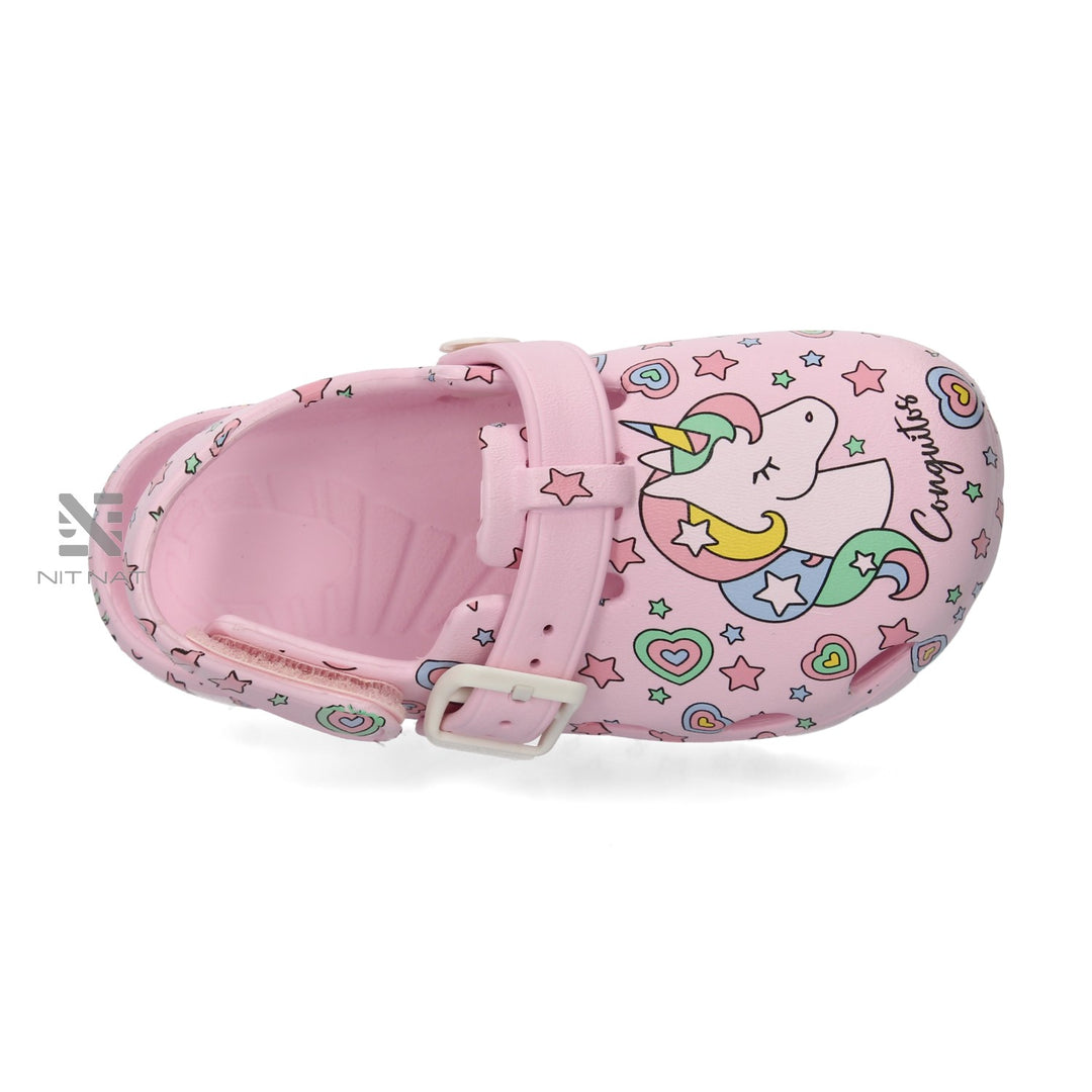 Sandalias Zuecos conguitos Unicornio