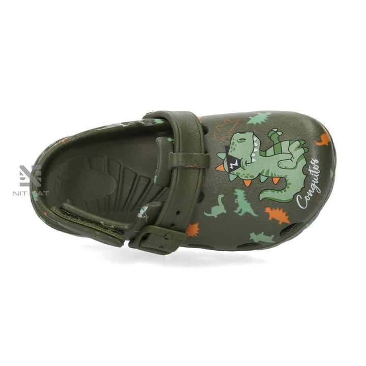 Sandalias Zuecos conguitos dinosaurios