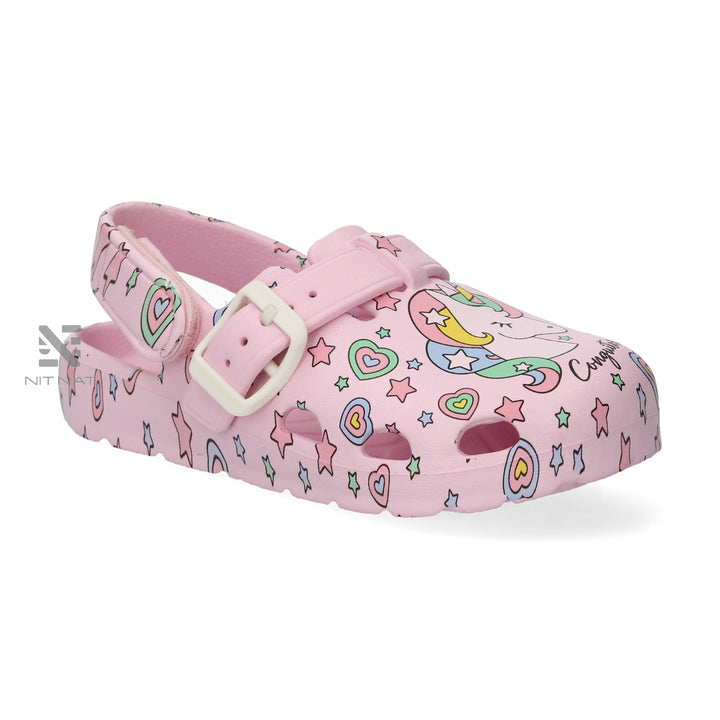 Sandalias Zuecos conguitos Unicornio
