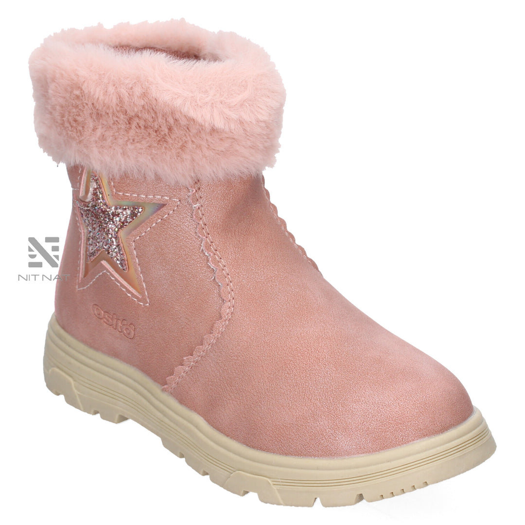 Botas de pelo Conguitos estrella Rosa