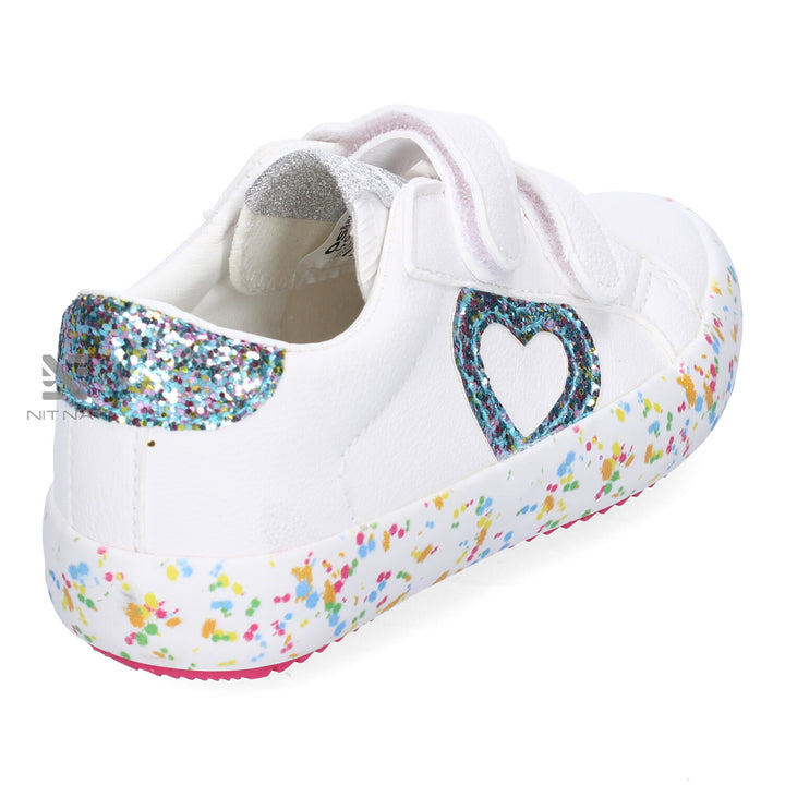 Zapatillas Conguitos Corazón glitter Bebé Blanco