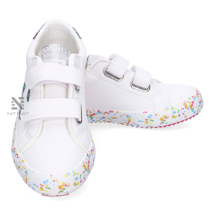 Zapatillas Conguitos Corazón glitter Bebé Blanco