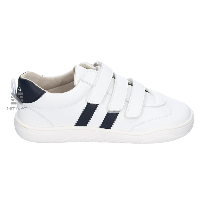 Deportiva Piruflex barefoot Blanco y Navy