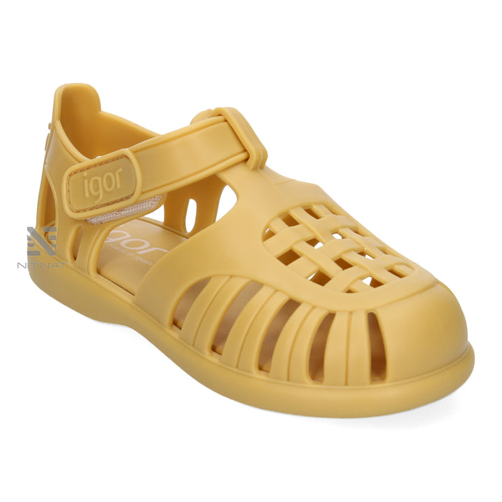 Sandalias cangrejeras Igor Tobby solid Mostaza