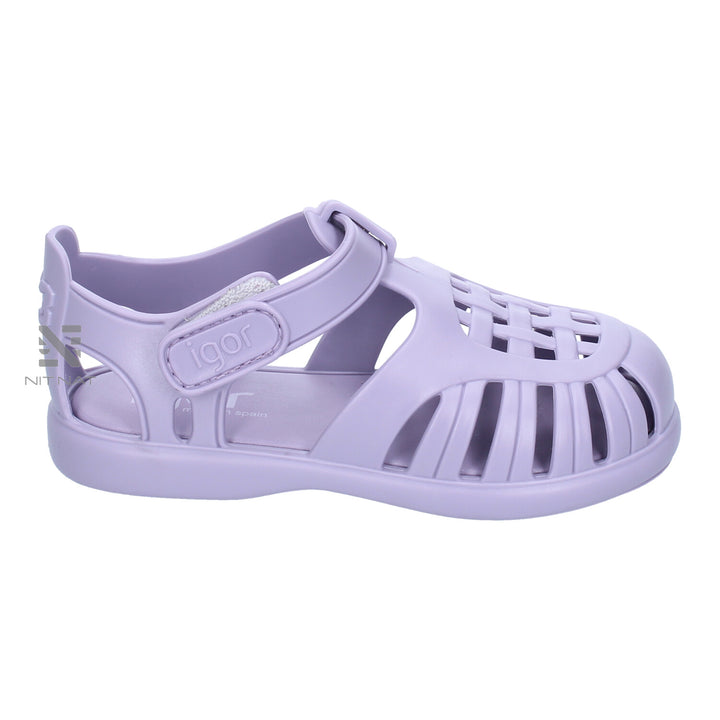 Sandalias cangrejeras Igor Tobby solid  Malva