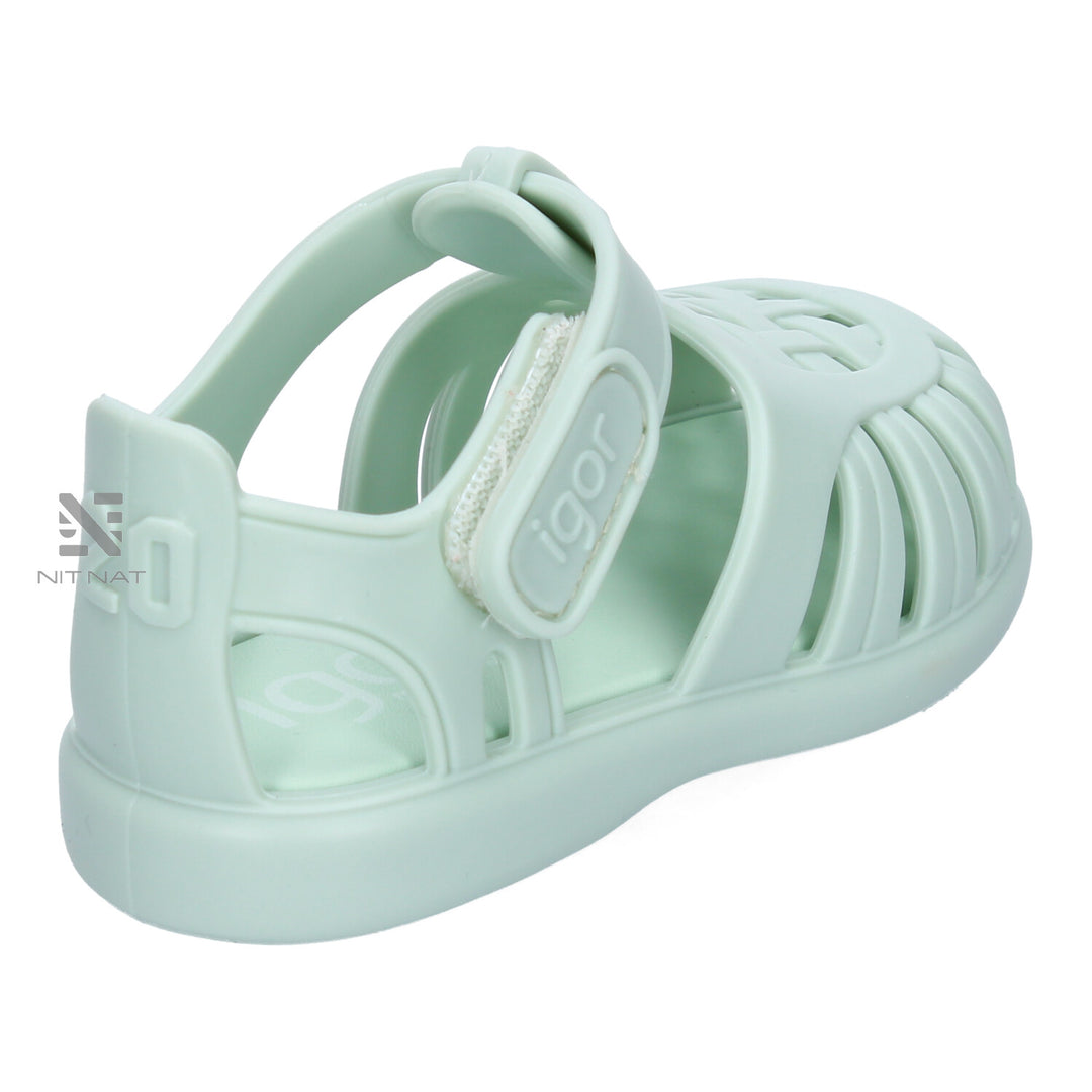 Sandalias cangrejeras Igor Tobby solid Verde