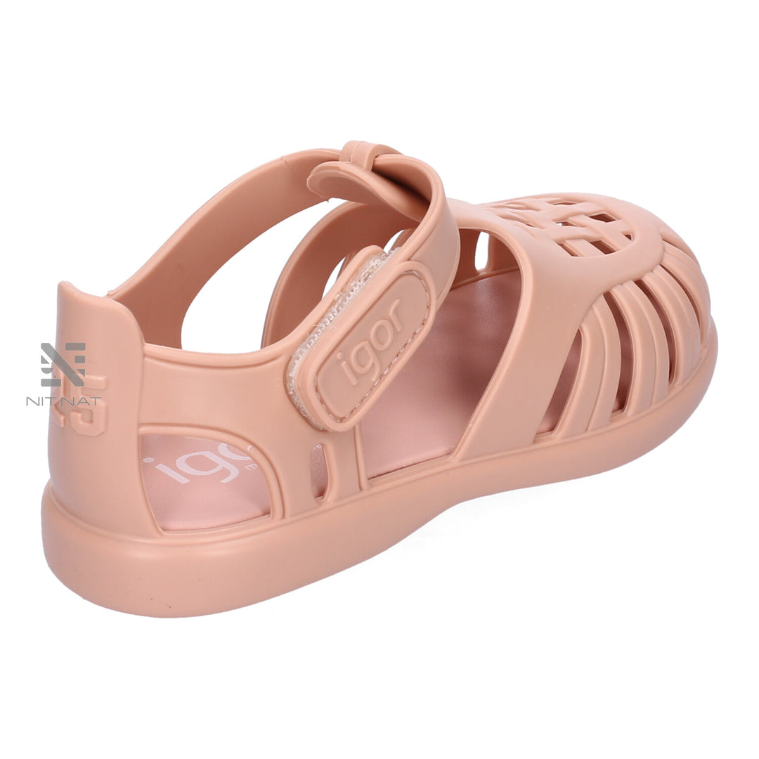 Sandalias cangrejeras Igor Tobby solid  Rosa