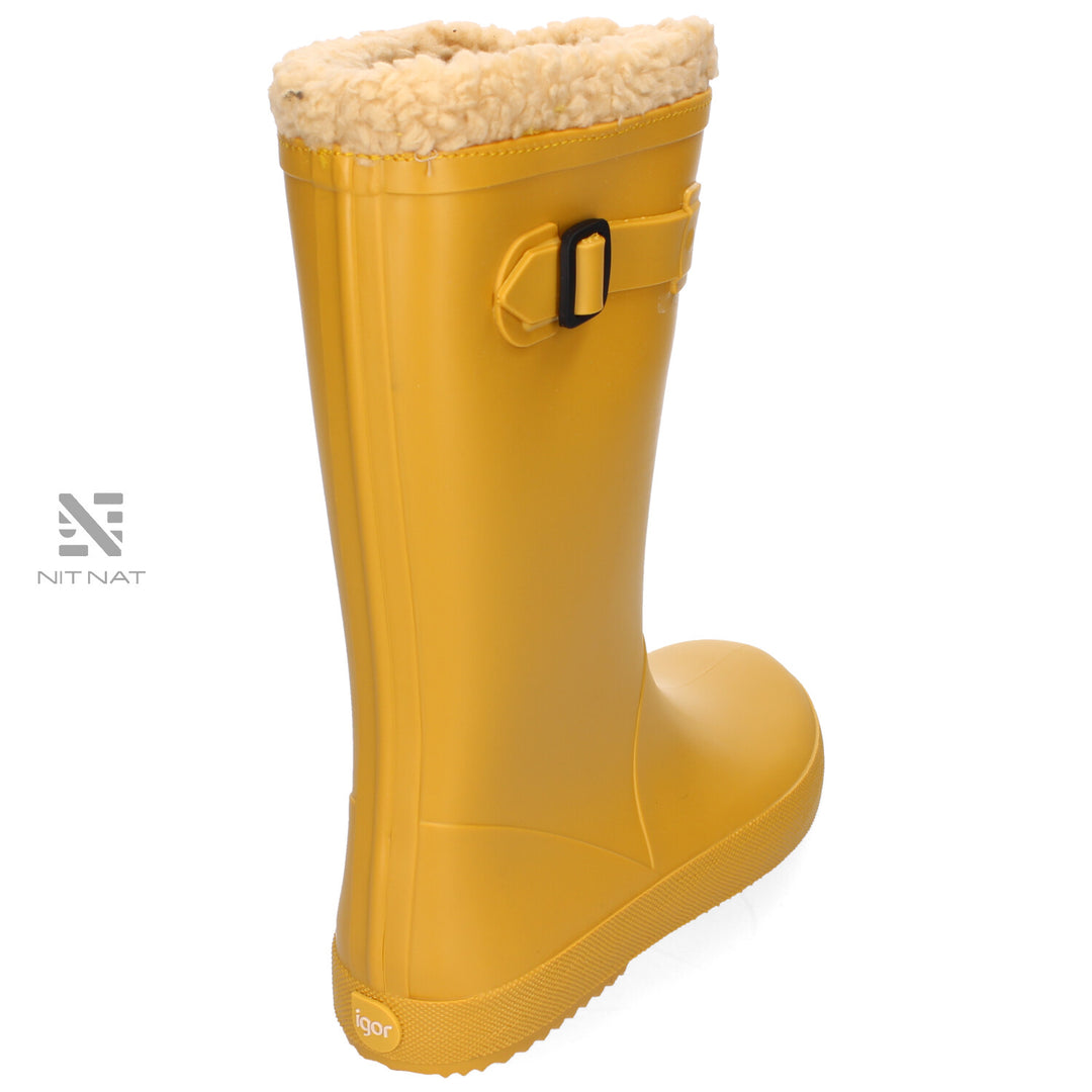 Botas de Agua Igor Splash Euri Borreguito Amarillo